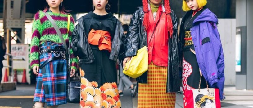 Уличный стиль недели моды в Токио осень-зима 2019-2020