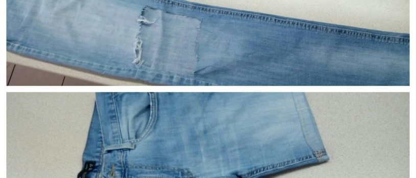 Шорты из старых джинсов